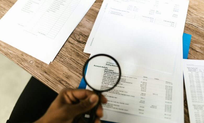 account data review identifiers and domains
